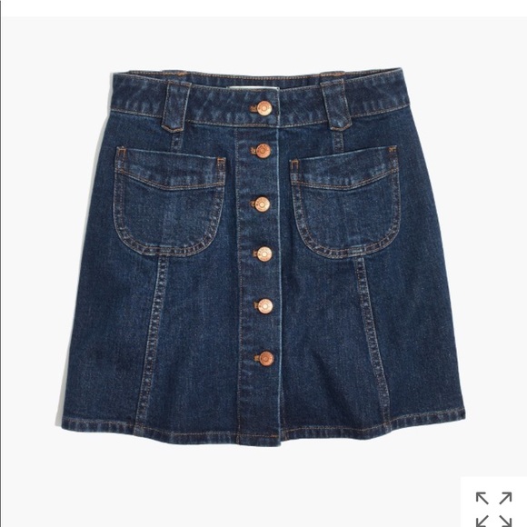 Madewell Dresses & Skirts - Madewell Patch Pocket Jean Skirt